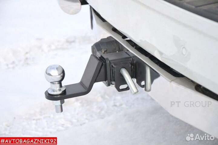 Фаркоп квадрат для Toyota Land Cruiser Prado 150