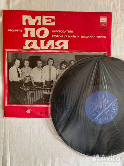 Виниловая пластинка мелодия редкая