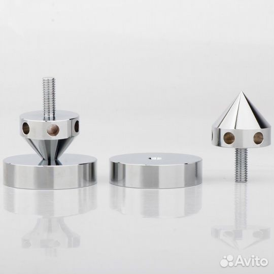 Шипы и диски из нержавейки для акустики (8+8 штук)