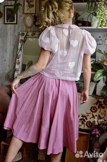 Комплект ручной работа юбка и топ