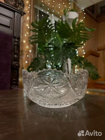 Салатники, конфетницы хрустальные