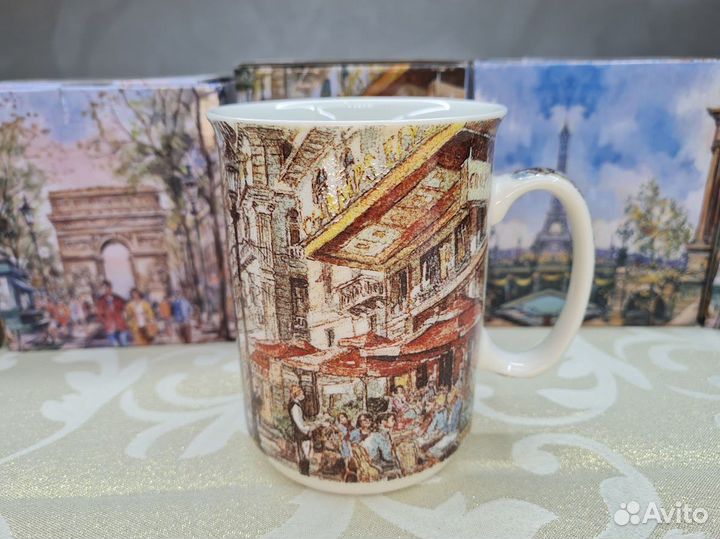 Кружки Мулен Руж, Елисейские поля, Сена и др