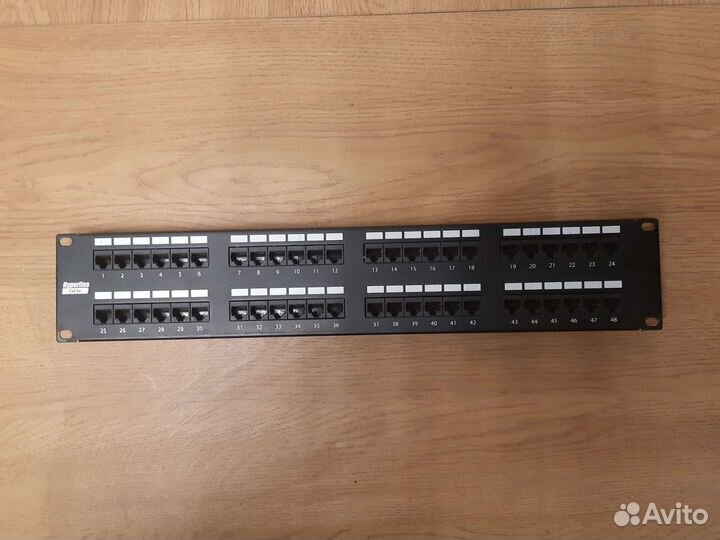 Патч-панель Hyperline 48 портов 2U cat 5e