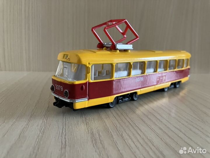 Поезд технопарк трамвай игрушка