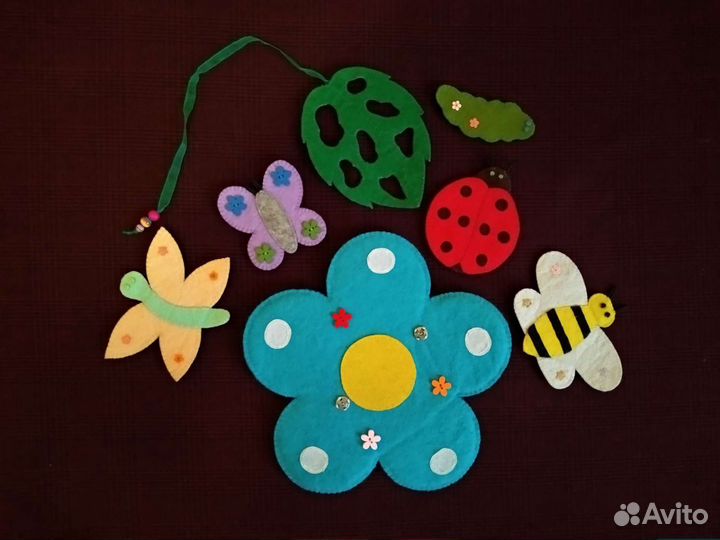 Развивающая игрушка из фетра