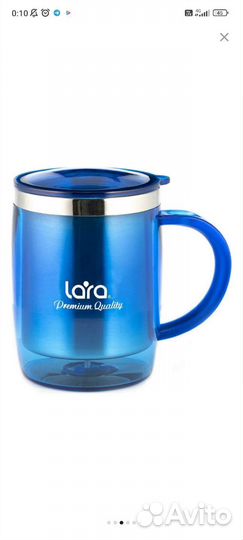 Термо кружка 400 мл с крышкой