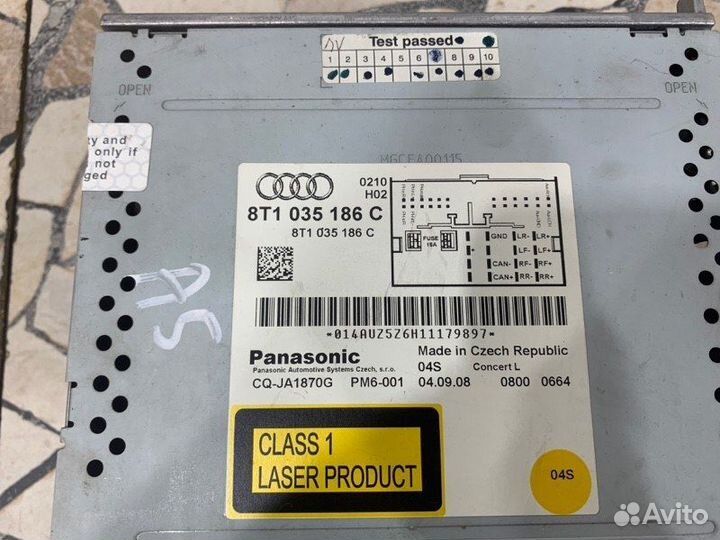 Магнитола Audi A5 купе 1.8 2008