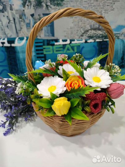 Букет из мыла (бомбочки )