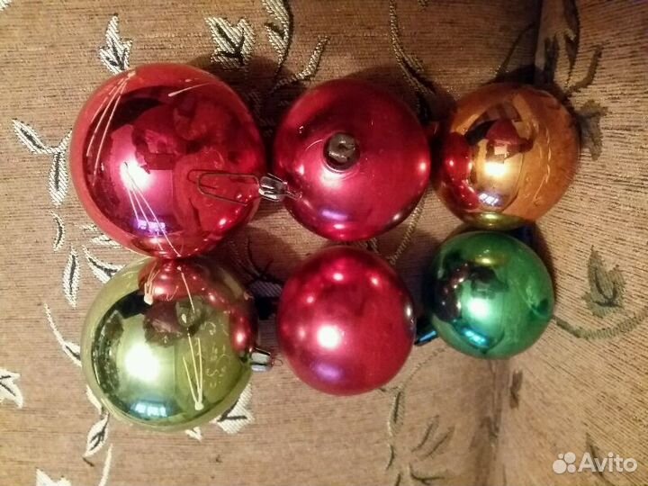 Елочные игрушки винтаж