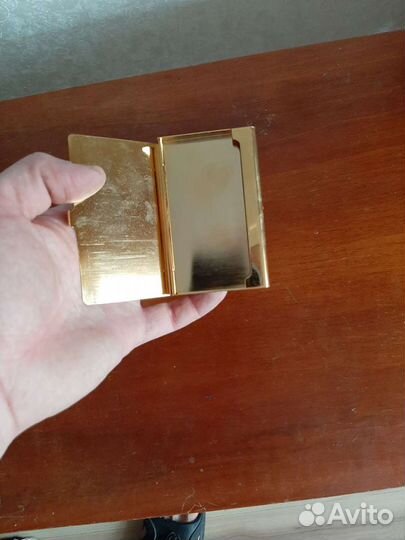 Визитница металлическая