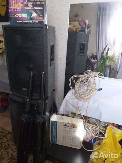 Акустика колонки аппаратура для мероприятий, диско