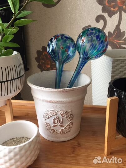 Горшки керамические, подставки, автополив