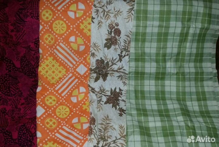 Натуральные ткани СССР, рушник, платки, шторы