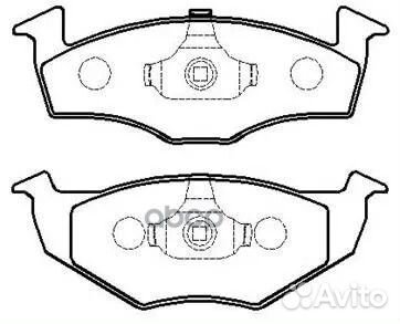 Колодки тормозные дисковые VW: golf V 95, vent
