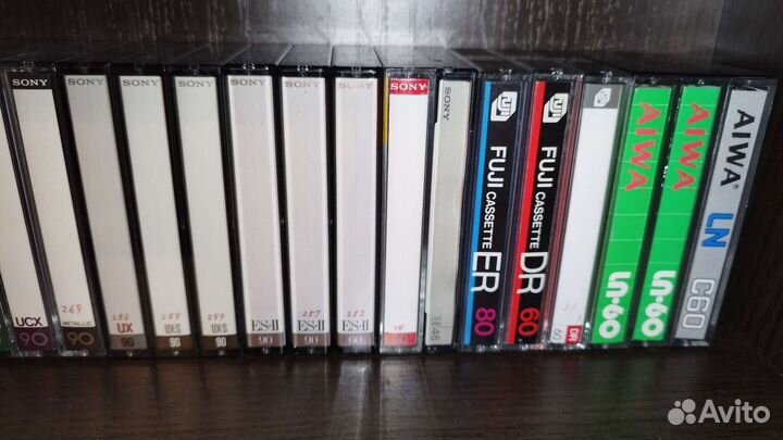 Аудиокассеты TDK, Sony, Maxell, Victor