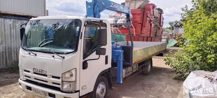 Isuzu NQR90L-M с КМУ, 2015