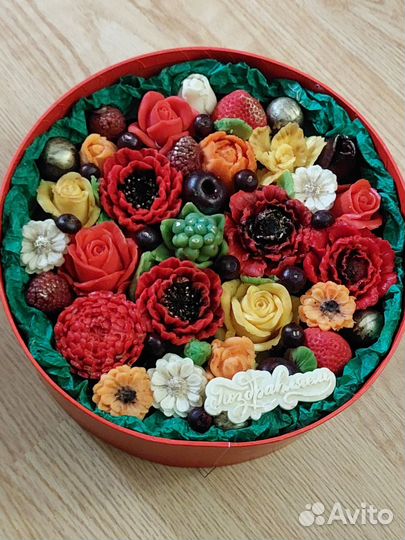 Съедобный букет ручной работы