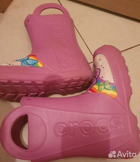 Crocs сапожки рр j2(33-34)