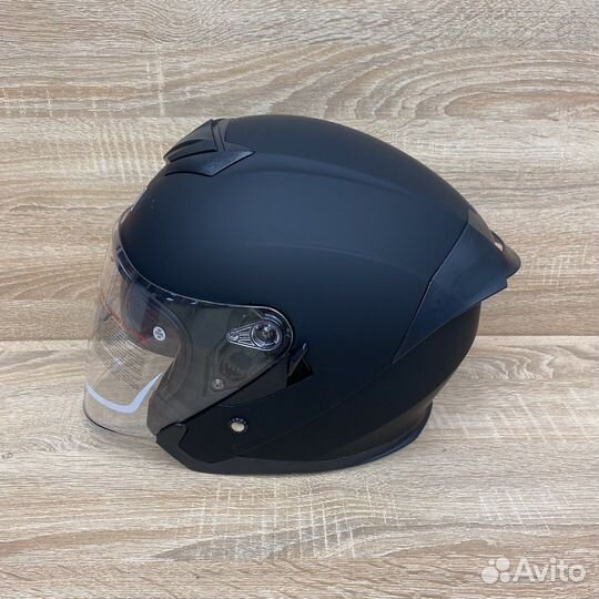 Открытый шлем с визором и очками