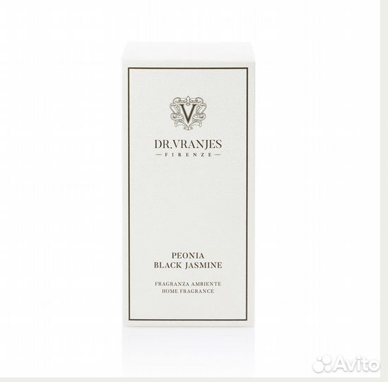 Диффузор dr vranjes peonia black jasmine 500ml