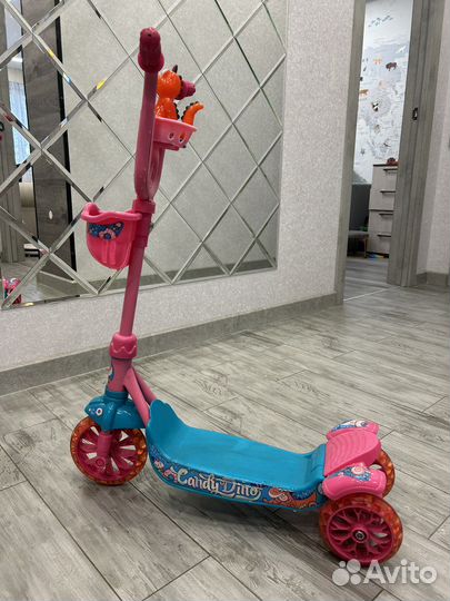 Самокат детский трехколесный бу
