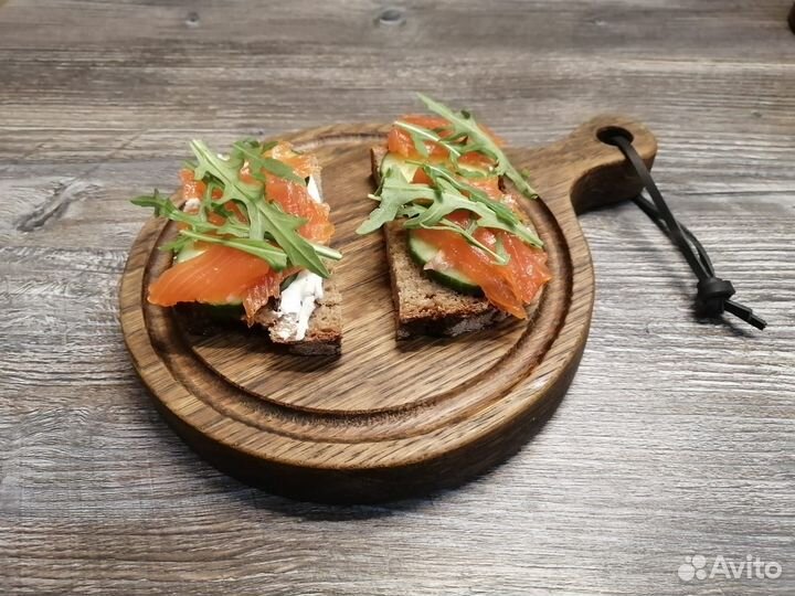 Доска разделочная из ясеня в подарочной коробке