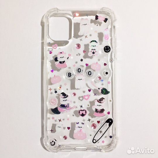 Чехол на iPhone 11 из эпоксидной смолы ручной