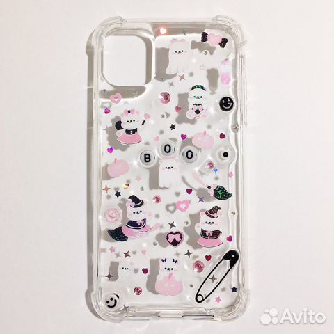 Чехол на iPhone 11 из эпоксидной смолы ручной