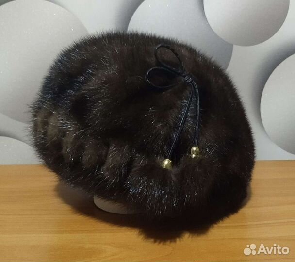 Шапка норковая женская