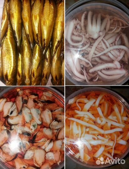 Морепродукты и рыба