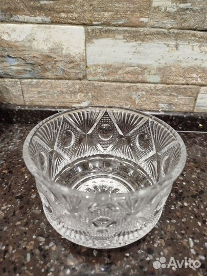 Салатник хрустальный, конфетница