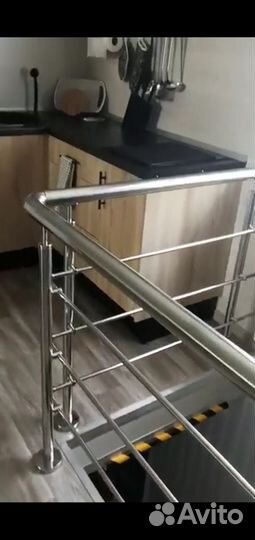 Ограждения лестничного проема для лестницы