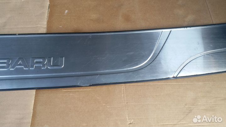 Накладка на задний бампер Forester SG SH