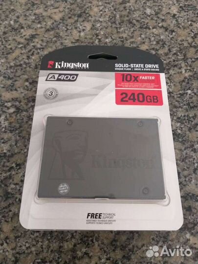 Новый SSD Kingston 240gb