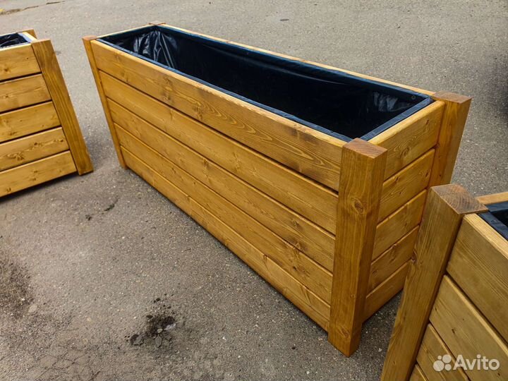 Деревянные кашпо