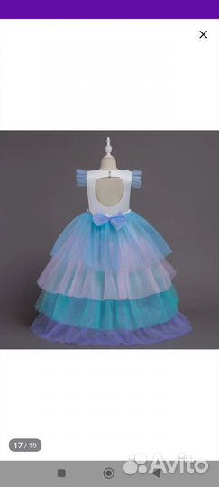 Платье праздничное единорог 146