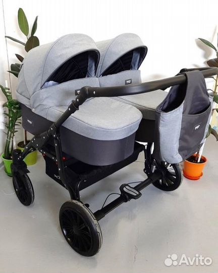 Коляска для двойни Riko Saxo 2в1 Новая в коробке