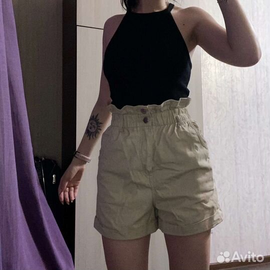 Шорты бежевые H&M