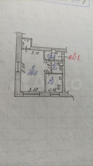 1-к. квартира, 31,5 м², 1/4 эт.