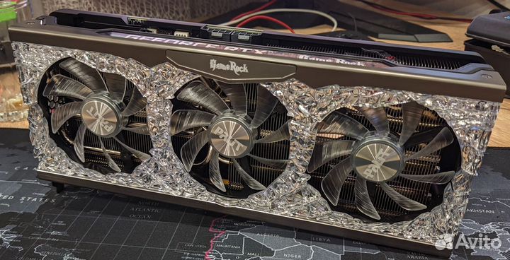Красивая Gamerock rtx 3070 ti