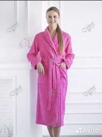 Махровые халаты и парео