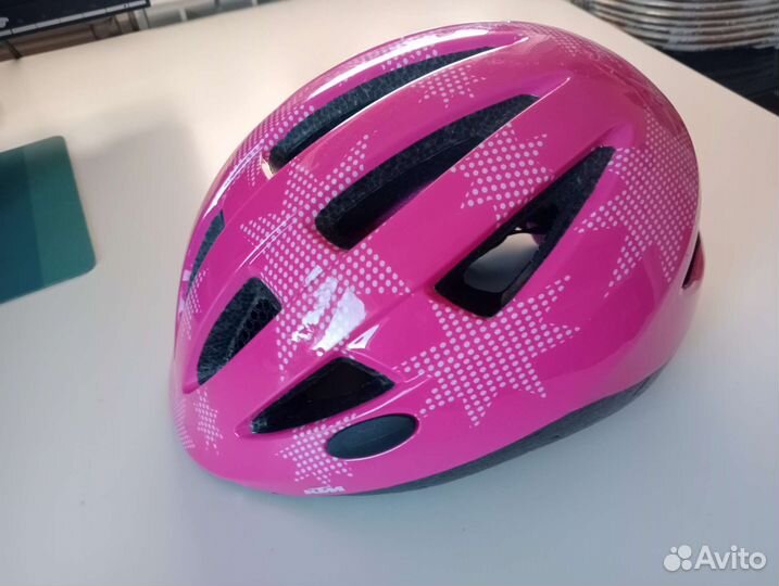 Велошлем детский для девочки новый