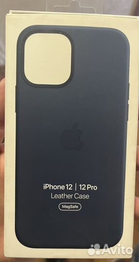 Чехол на iPhone 12/12 Pro MagSafe Кожаный