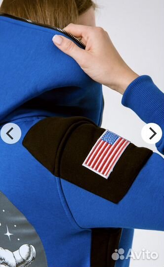 Комбинезон из футера The One Space X Blue