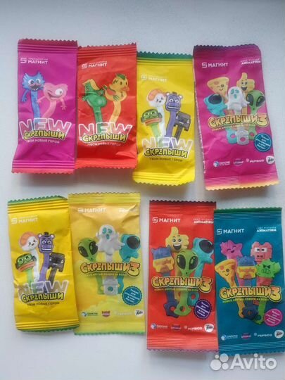 Скрепыши магнит не вскрытые