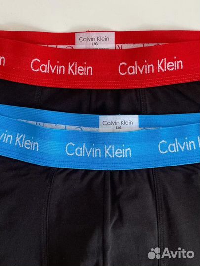 Трусы мужские боксеры calvin klein набор из 2 штук