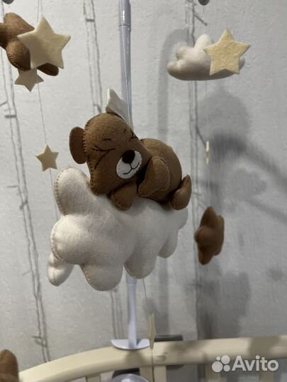 Детский мобиль из фетра