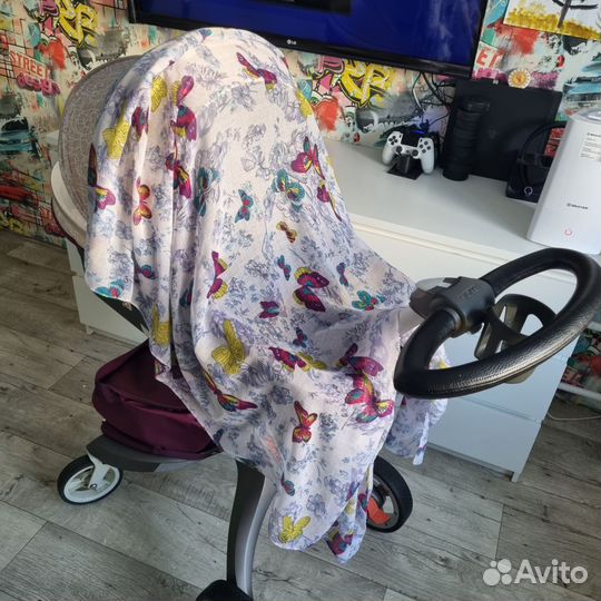 Коляска stokke xplory 2 в 1 +аксессуары