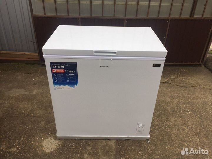 Морозильный ларь 198 литров. Гарнтия