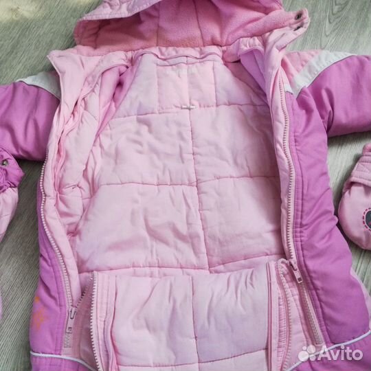 Комбинезон зимний 2в1 для девочки